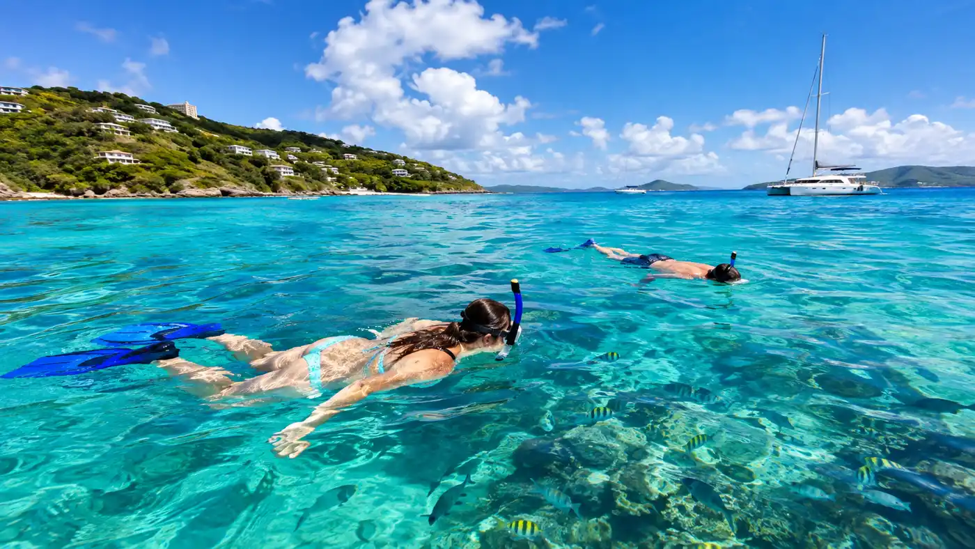 Excursion d'une journée en snorkeling à Saint-Thomas pour les passagers de croisière